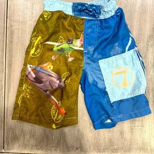 Boys size 4 dusty crop hopper swim trunks.